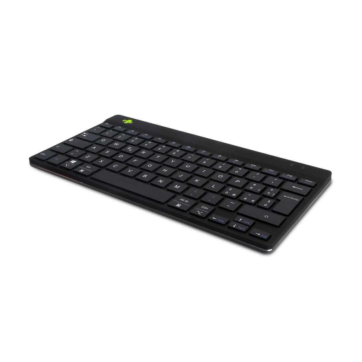Ergonomic Kb Comp Qwerty(it) wireless Black
