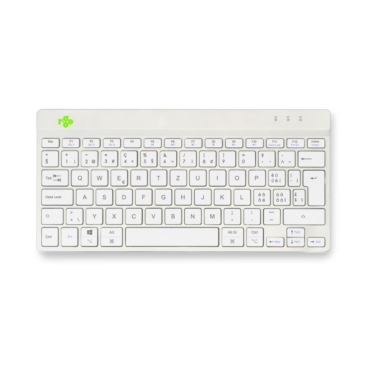 Ergonomic Kb Comp Qwertz(ch) wireless White