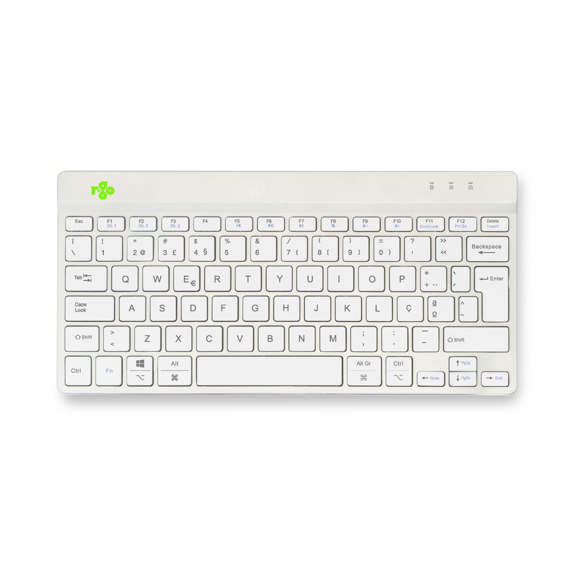 Ergonomic Kb Comp Qwerty(pt) wireless White