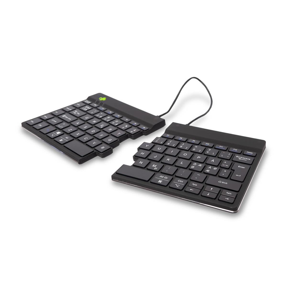 Split Break Ergonomic - Keyboard - Wireless - Black - Qwerty Nordic
