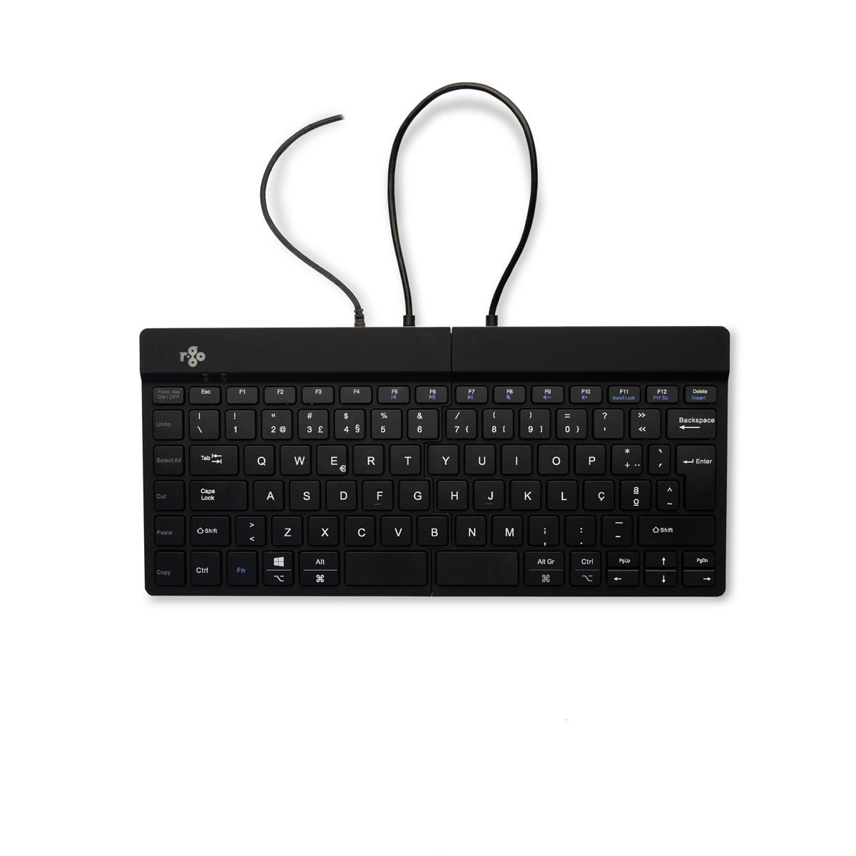 Split Break Ergonomic - Keyboard - Wired - Black -  Qwerty(pt)