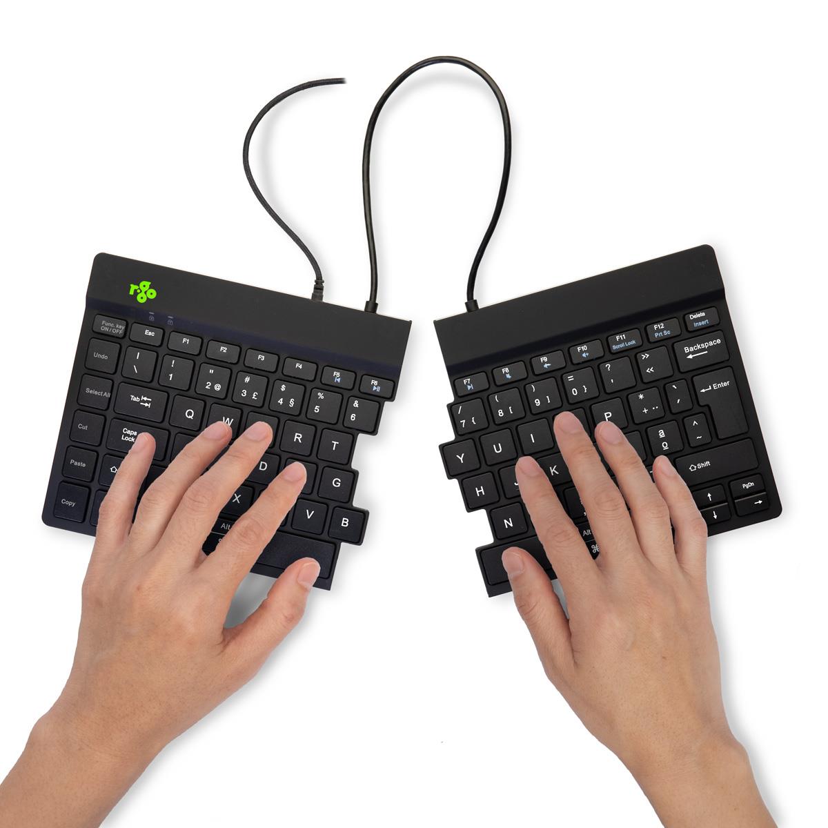 Split Break Ergonomic - Keyboard - Wired - Black -  Qwerty(pt)