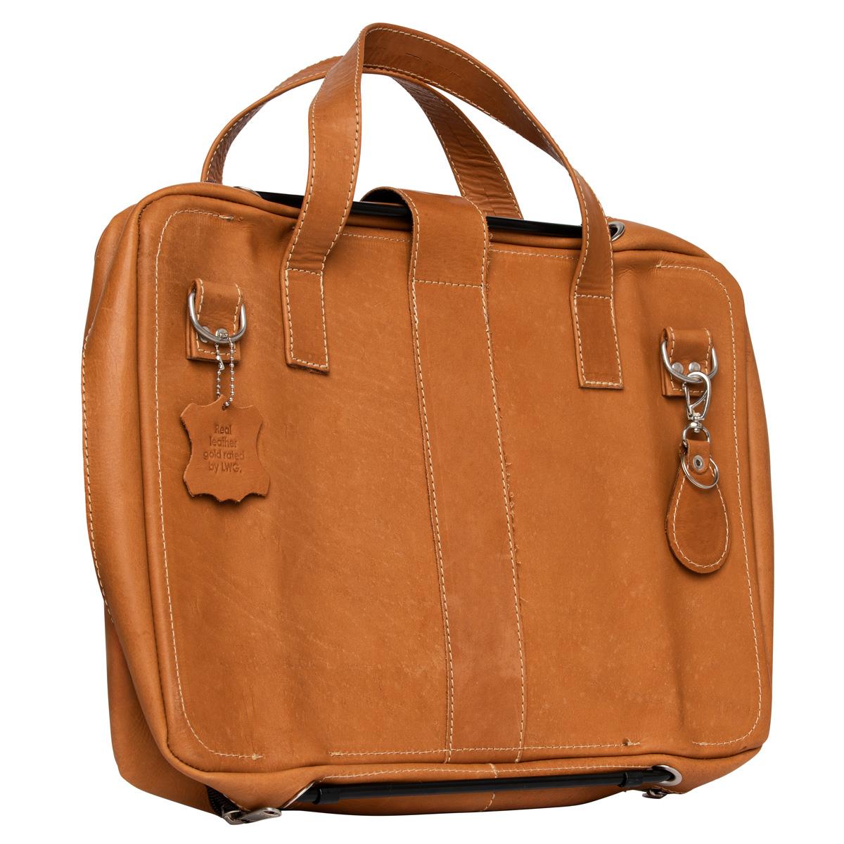 Viva Laptop Bag 15.6in Brown - Leather