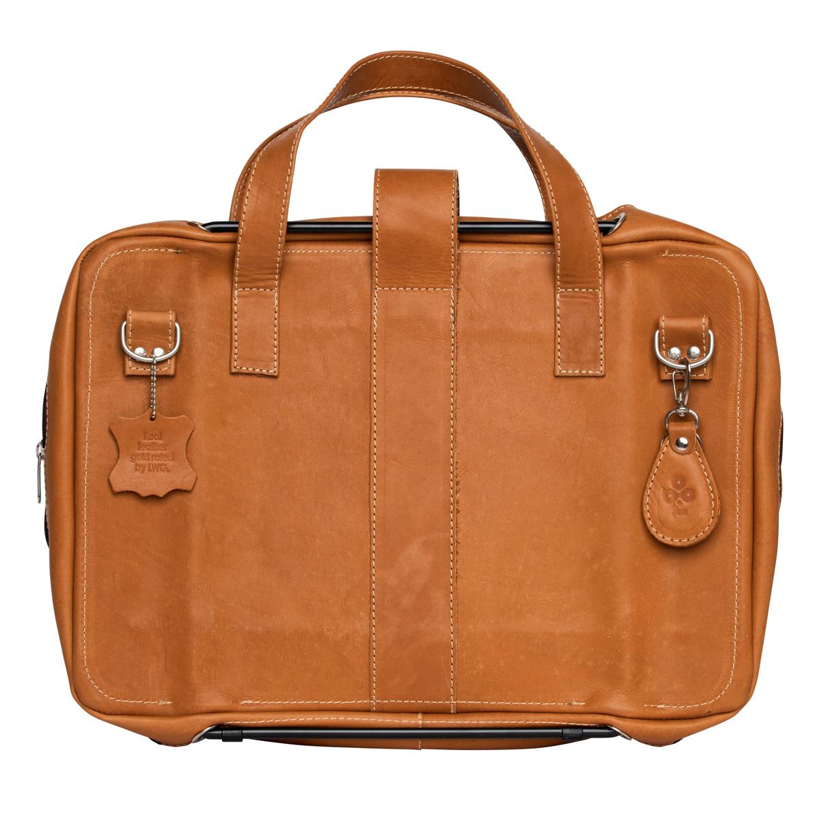 Viva Laptop Bag 15.6in Brown - Leather