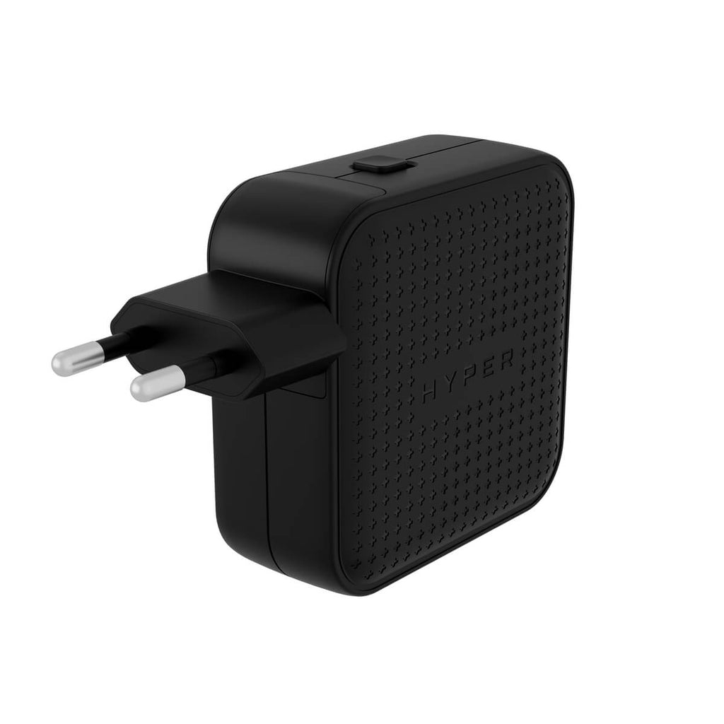 Hyperjuice 70w USB-c Gan Travel Charger Black