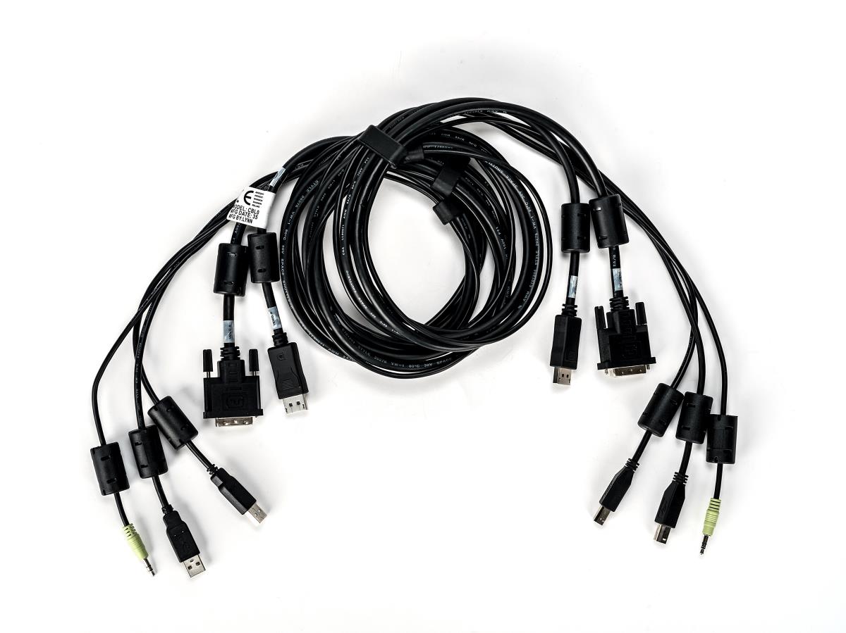 Cable 1 DVI-d/1 DisplayPort/2 USB/1 Audio 6ft