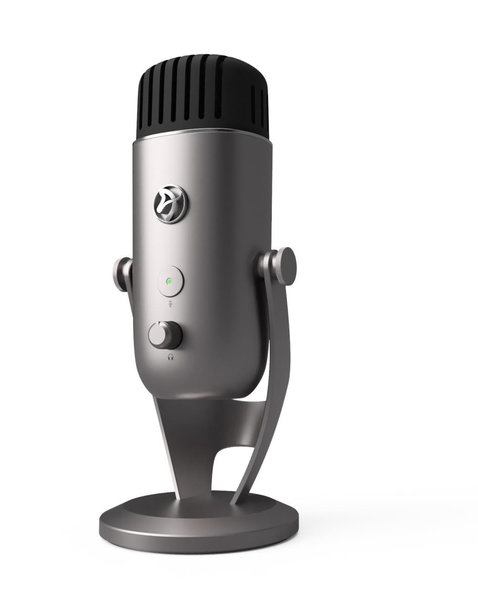 Colonna Table Microphone Wired Silver