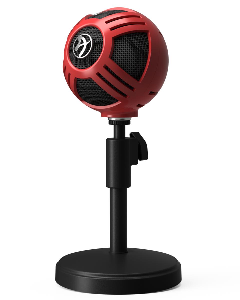 Sfera Table Microphone Wired Black, Red