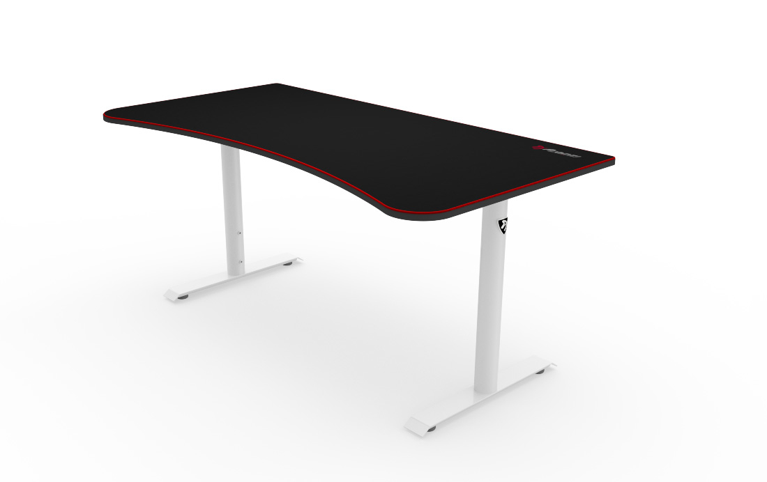 Arena Gaming Desk White Bundel