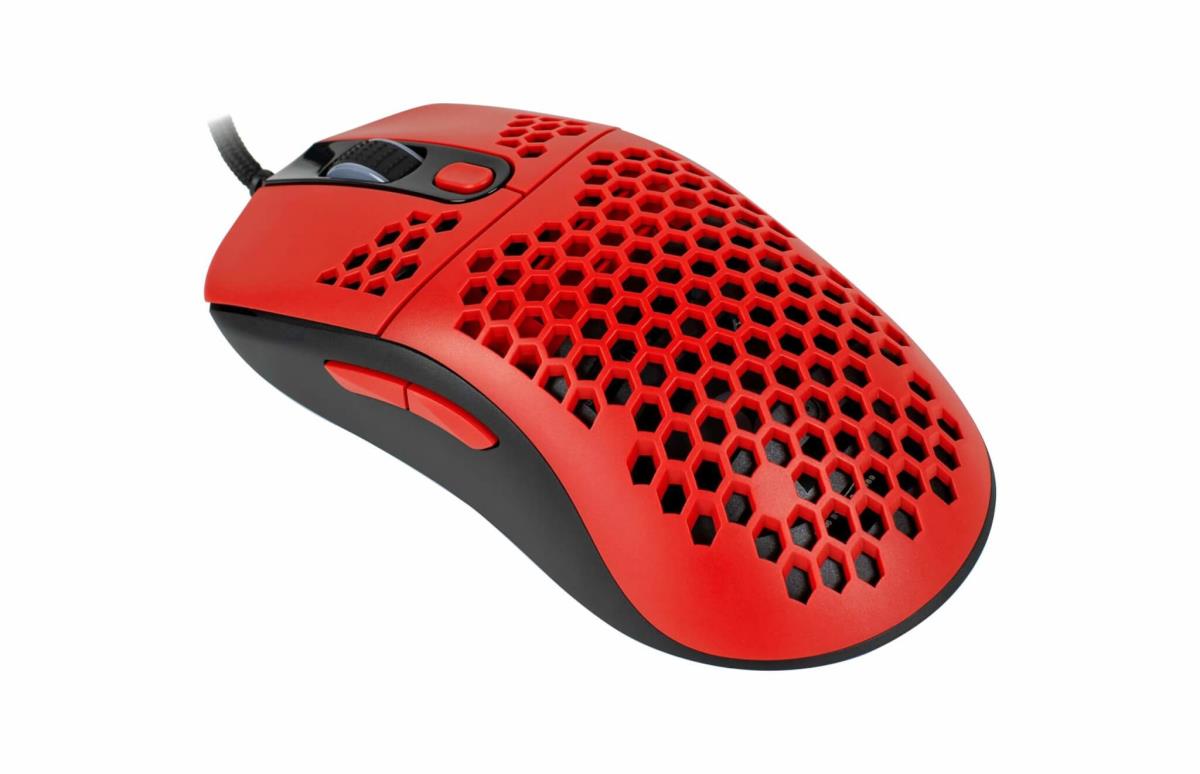 Favo Ultra Light Gamingmouse - Black / Red