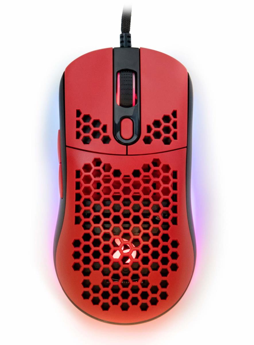 Favo Ultra Light Gamingmouse - Black / Red