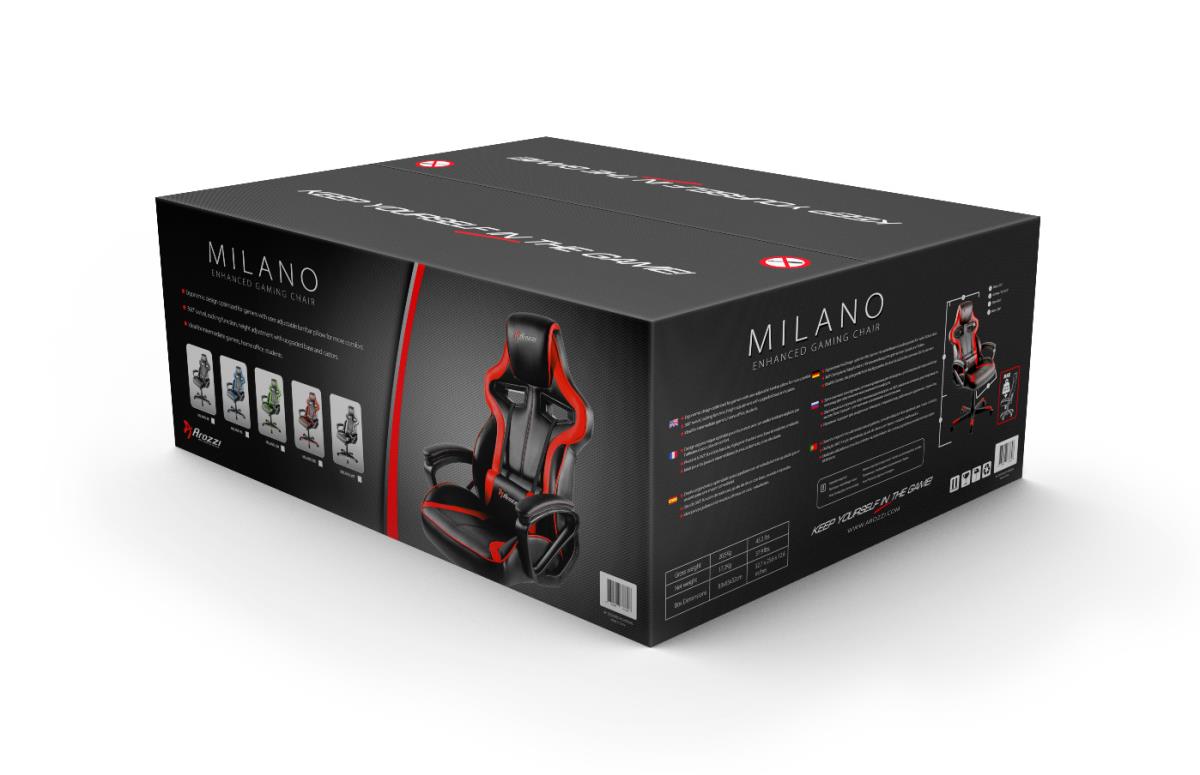 Milano Gaming Chair - Red