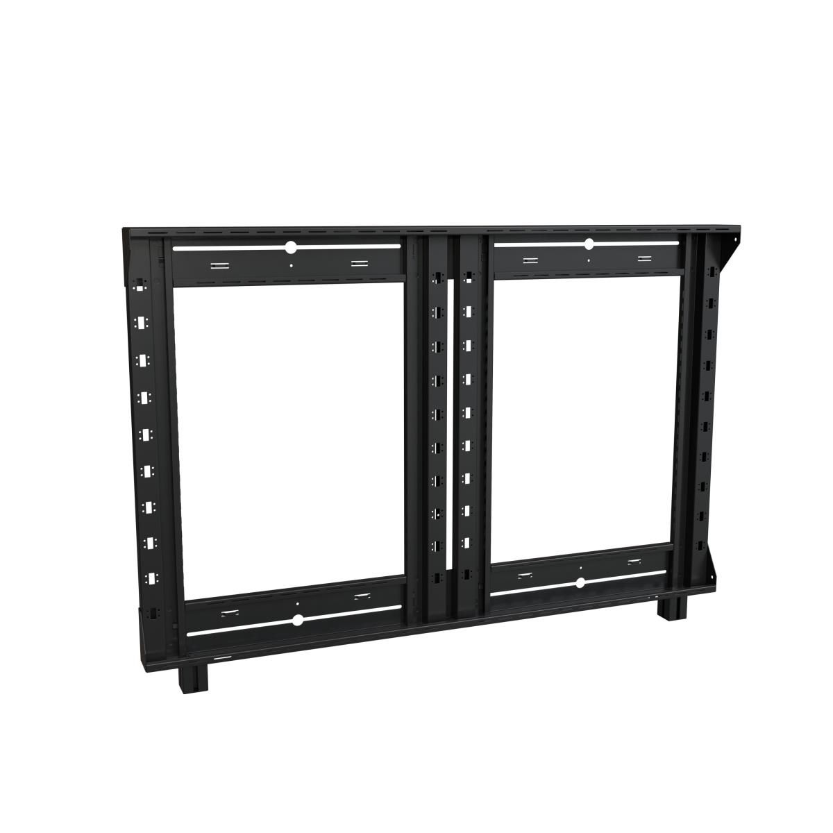 Single Display Mount - C3 Series Credenza - Steel - Black (c3-ff32-4)