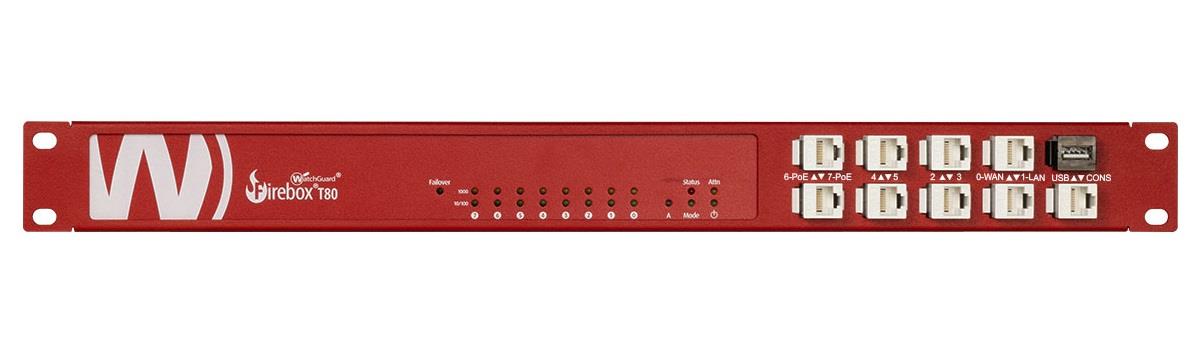 Rack Mount Firebox For Watchguard T80