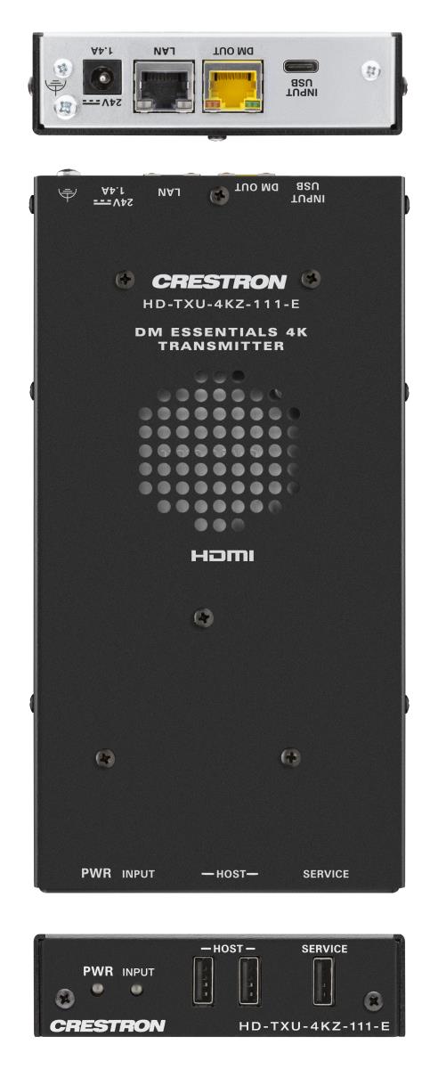 DM Essentials 4K Transmitter - USB-C DisplayPort USB 2.0 - Ethernet Signal Extension over CATX Cable