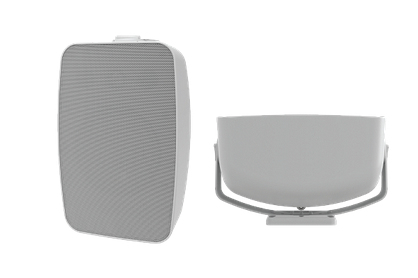 Saros 6.5 in - 2-Way All Weather Surface Mount Indoor/Outdoor Speaker - White Textured - Single