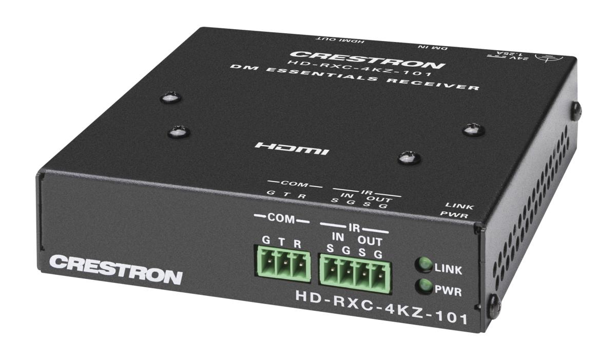 DM Essentials 4K Receiver - HDMI/ RS-232 and IR Signal Extension over CATX Cable