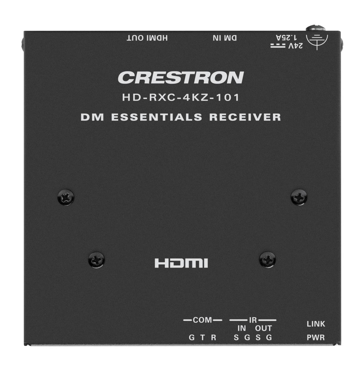 DM Essentials 4K Receiver - HDMI/ RS-232 and IR Signal Extension over CATX Cable