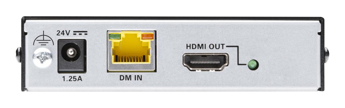 DM Essentials 4K Receiver - HDMI/ RS-232 and IR Signal Extension over CATX Cable