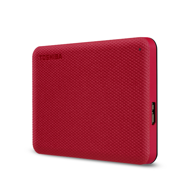 External Hard Drive Canvio Advanced 2.5in 4TB USB 3.2 Gen 1 Red