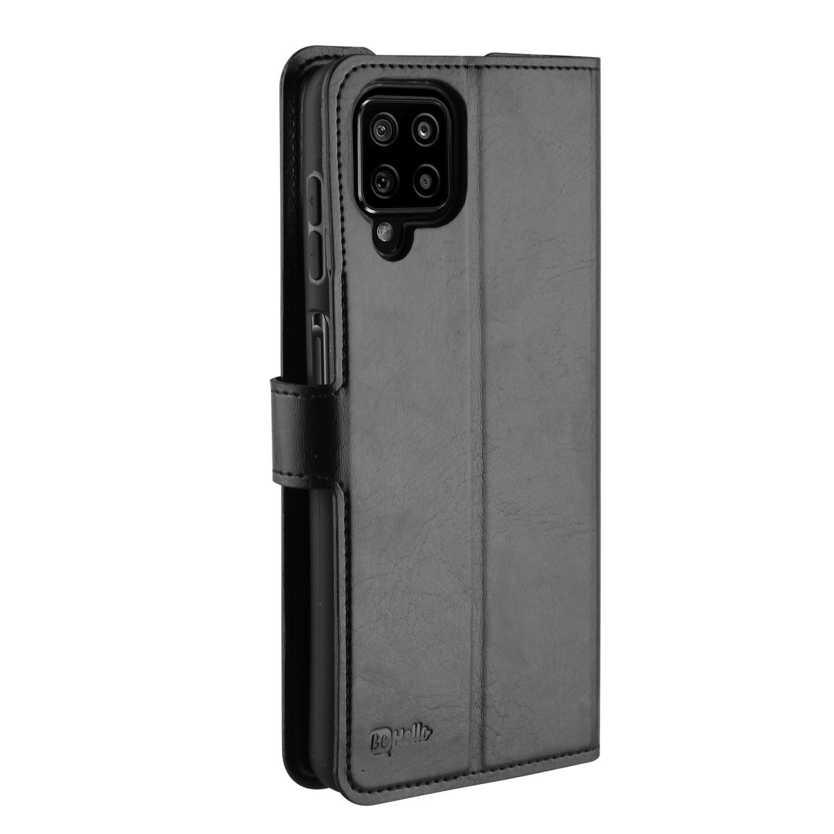 SAMSUNG GALAXY A12 Gel Wallet Case Black