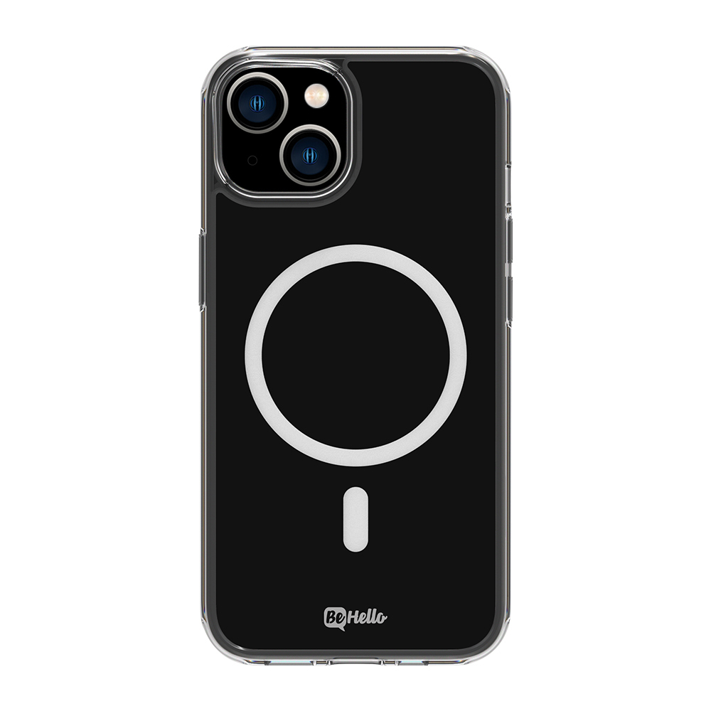 iPhone 14 Clear Case Magnetic Ring Transparant