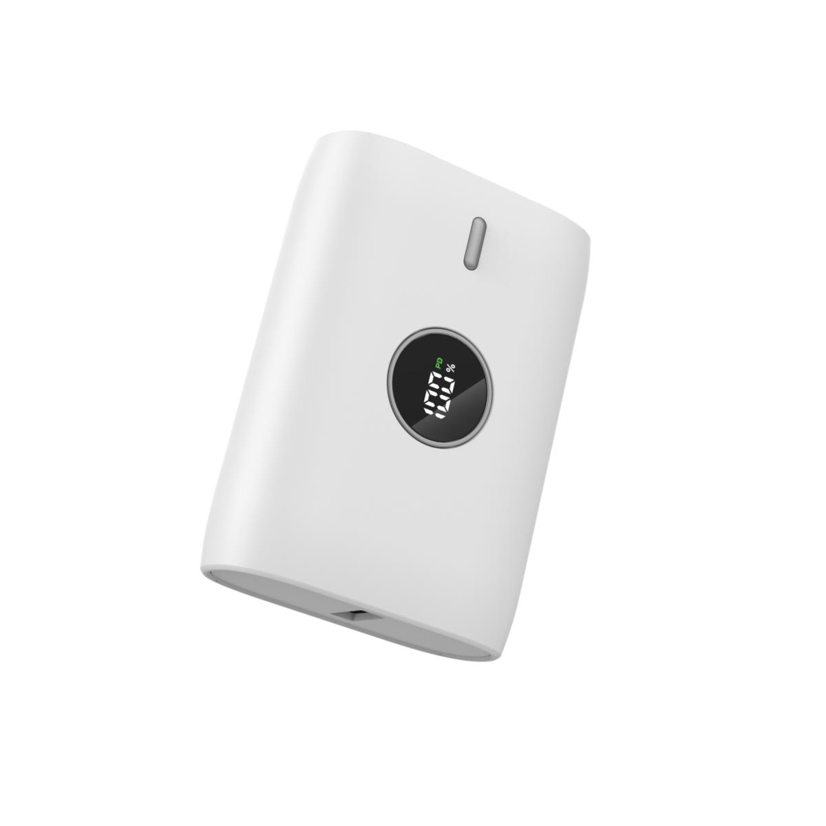 Powerbank 10.000mah Pd 20w With Display White