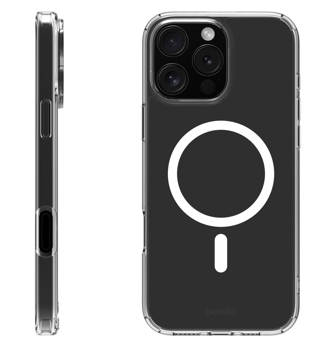 Ip16promax Transparant Case Magneticring