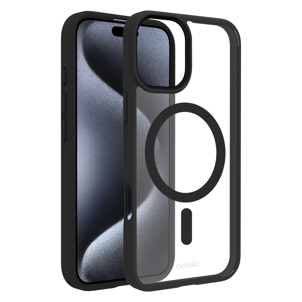 Ipone 16 Transparant Case Ring Black