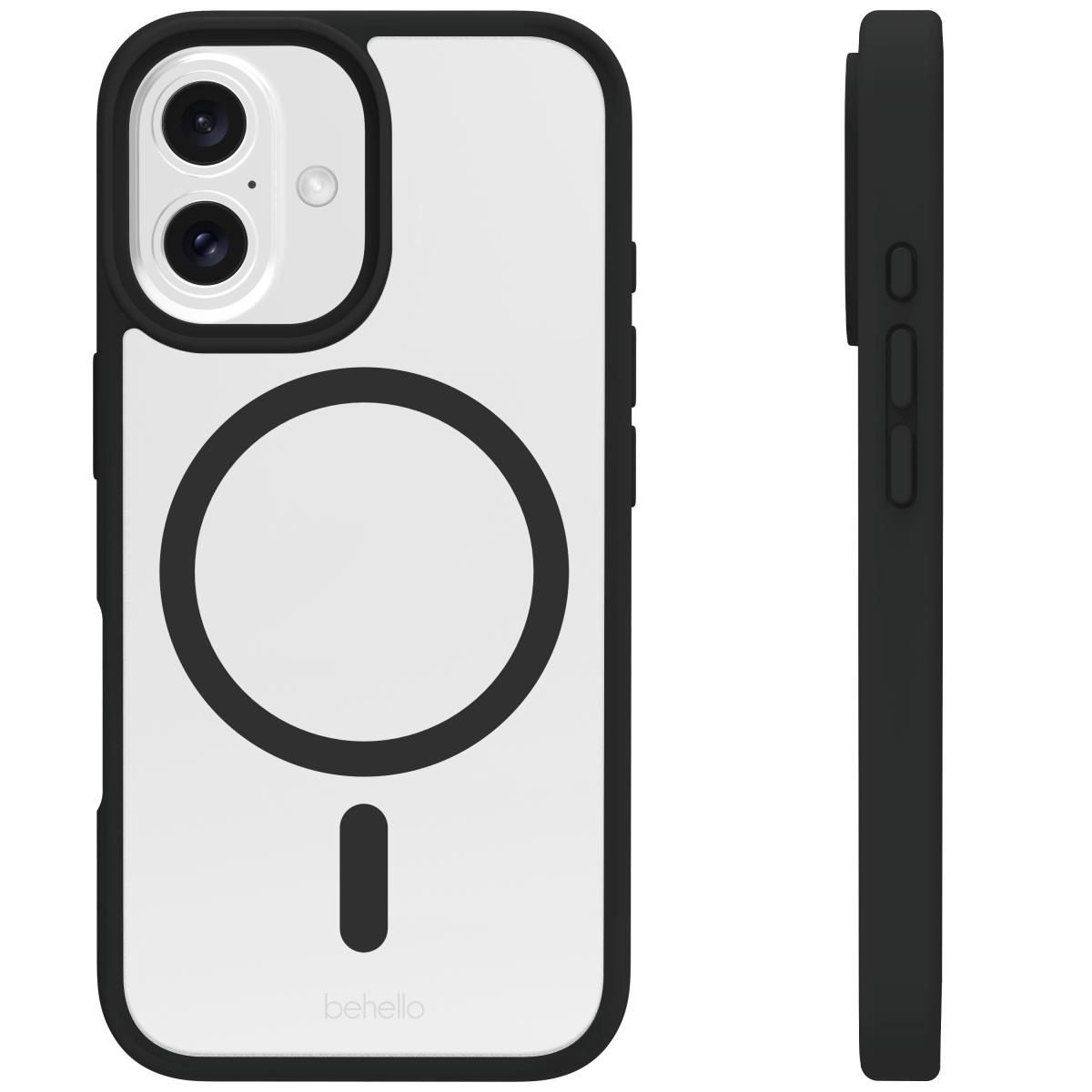 Ipone 16 Transparant Case Ring Black