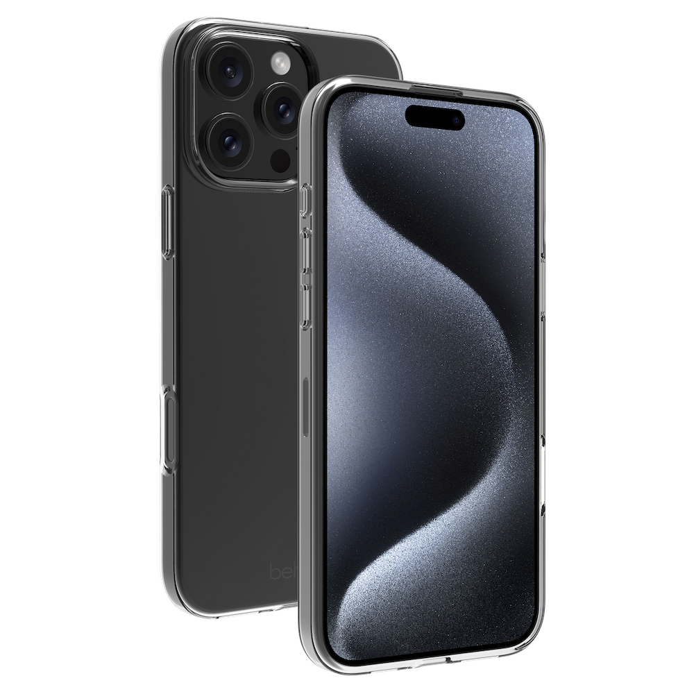 Ipone 16 Pro Max Thin Gel Case Transparent