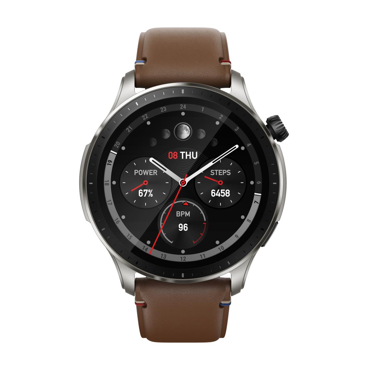 Smartwatch Gtr 4 Vintage Brown Leather