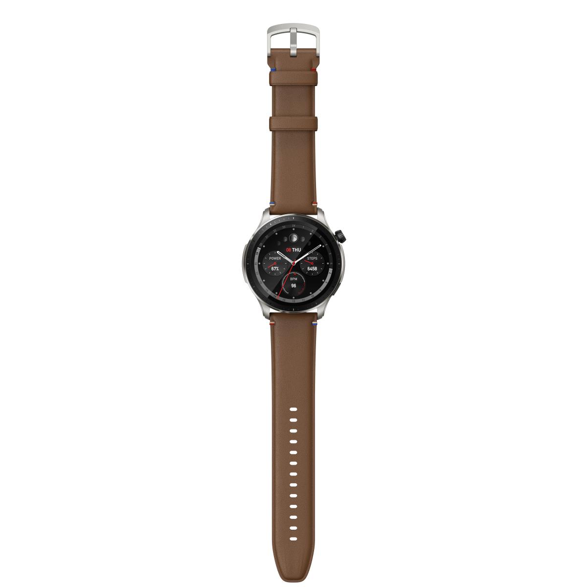 Smartwatch Gtr 4 Vintage Brown Leather