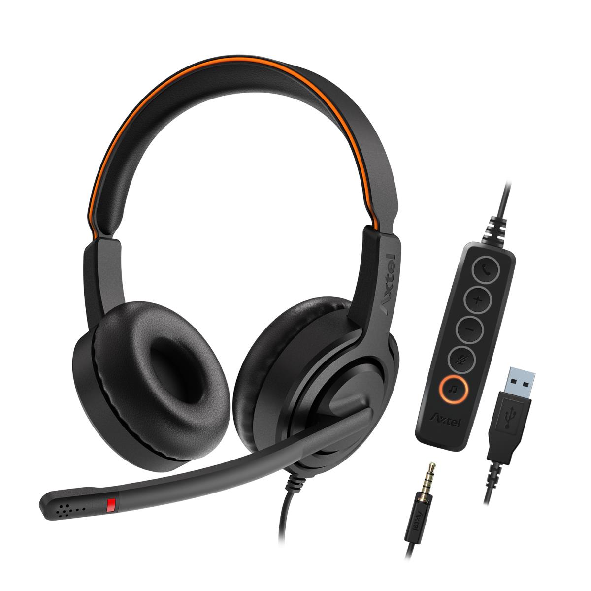 Headset Voice Uc45 Nc - Stereo - USB / 3.5mm - Black