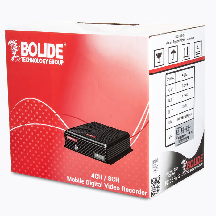 Digital Video Recorder - Mvr9304-4gw - Up To 2TB - 8 Channel 1920x1080 (fhd) 3g/4g/Wi-Fi