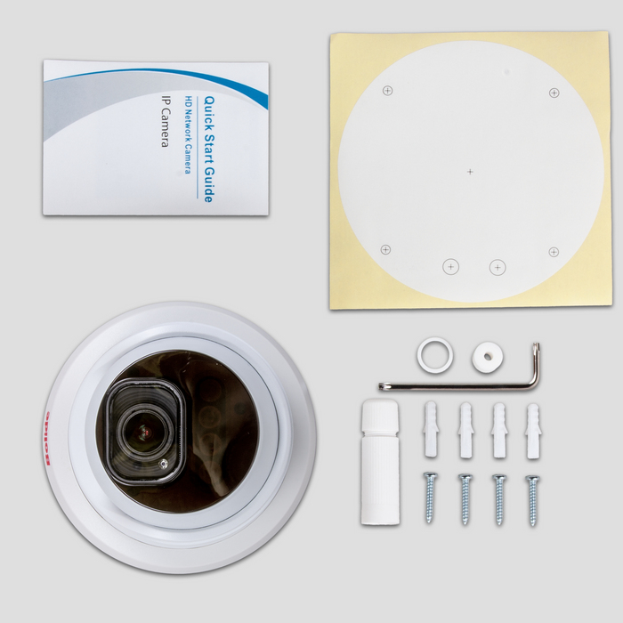 Ir Varifocal Ai Eyeball Camera - Bn8029ai/ndaa - 5mpix 2560 X 1944 H.265 - Rj45 Ethernet Poe