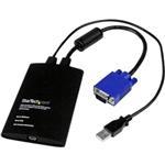 KVM Console To Laptop USB 2.0 Portable Crash Cart Adapter With File Transfer                        