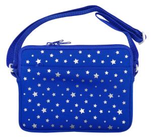 Kurio on-the-go sleeve - Blue - with shoulder strap                                                 