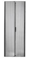 Netshelter Sx 48u 600mm Wide Perforated Split Doors Black                                           