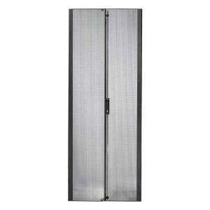 Netshelter Sx 48u 750mm Wide Perforated Split Doors Black                                           