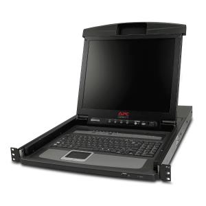 Rack LCD Console 17in with Integrated 8 Port Analog KVM Switch                                      