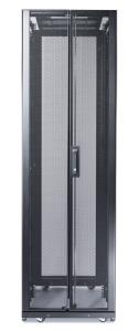 Netshelter Sx 42u 600mmx1200mm Encl W/roof And Sides Blk Hd Caster                                  