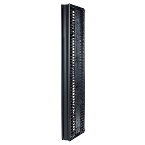 Valueline, Vertical Cable Manager for 2 & 4 Post Racks, 84in H X 6in W, Double-Sided with Doors     