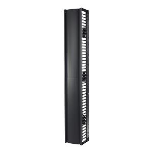 Valueline, Vertical Cable Manager for 2 & 4 Post Racks, 84in H X 12in W, Single-Sided with Door     