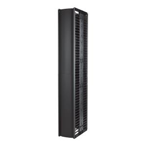 Valueline, Vertical Cable Manager for 2 & 4 Post Racks, 84in H X 12in W, Double-Sided with Doors    