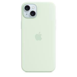 iPhone 15 Plus Silicone Case With Magsafe - Soft Mint 