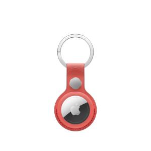 Airtag Finewoven Key Ring - Coral