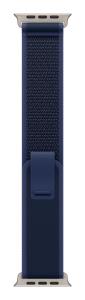 49mm Blue Trail Loop - M/l - Natural Titanium Finish
