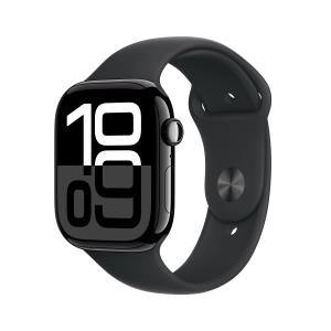 Watch Series 10 Gps + Cellular 46mm Jet Black Aluminium Case With Black Sport Band - S/m