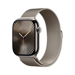 Watch Series 10 Gps + Cellular 46mm Natural Titanium Case With Natural Milanese Loop - M/l